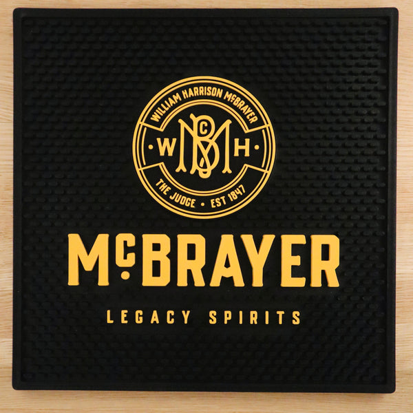 McBrayer Legacy Spirits Square Bar Mat