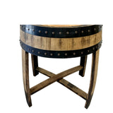 Quarter Bourbon Barrel Side Table