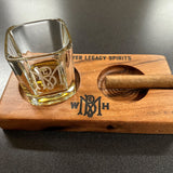 Glass, Cigar/Ashtray Holder
